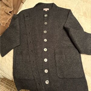 Relaxed milano stitch cardigan sweater.Like new worn 2 times